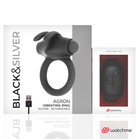 BLACKSILVER AGRON REMOTE CONTROL COCKRING WATCHME