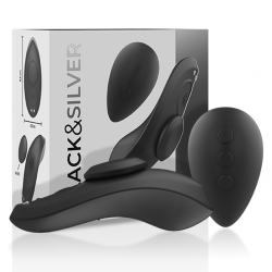 BLACKSILVER PRESTON RECHARGEABLE SILICONE VIBRATOR PANTIE BLACK 2