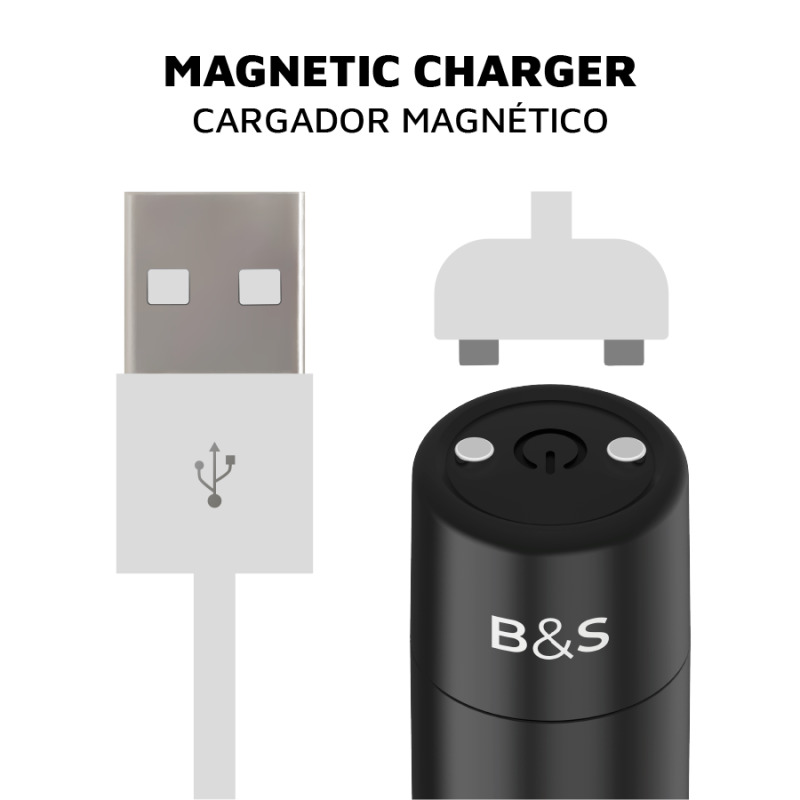 BLACKSILVER BALA MAGNETICA VIBRADORA KERNEX 2 NEGRO