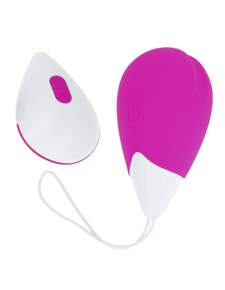 OHMAMA HUEVO VIBRADOR 10 MODOS LILA Y BLANCO
