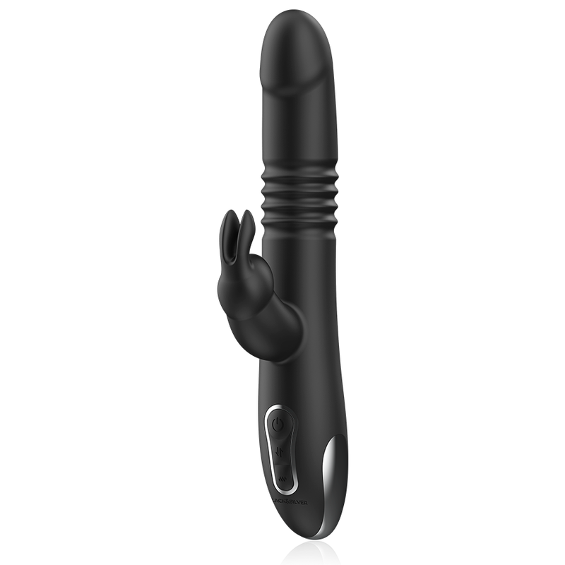 BLACKSILVER KENJI VIBRADOR RABBIT UP DOWN COMPATIBLE CON WATCHME
