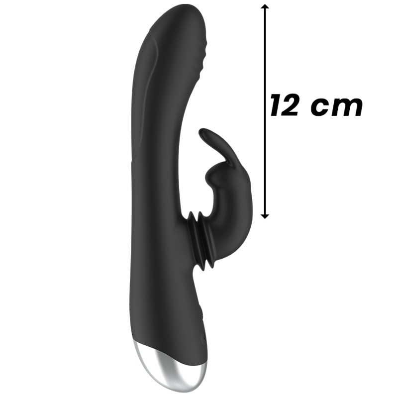 BLACKSILVER DJ ADAM ESTIMULADOR RABBIT SILICONA RECARGABLE NEGRO