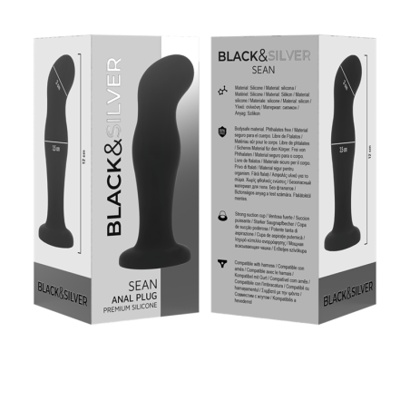 BLACKSILVER SEAN PLUG ANAL SILICONA PREMIUM NEGRO