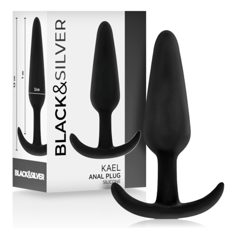BLACKSILVER KAEL PLUG ANAL SILICONA CON ASA MEDIANO