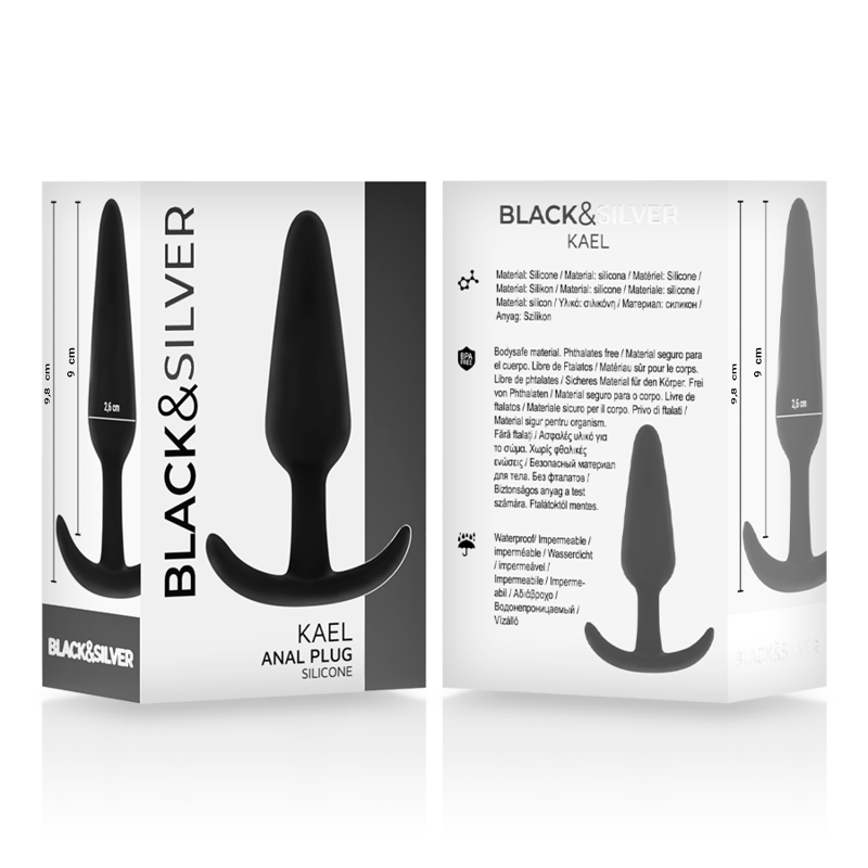BLACKSILVER KAEL PLUG ANAL SILICONA CON ASA MEDIANO