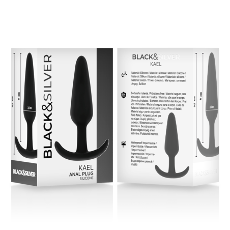 BLACKSILVER KAEL PLUG ANAL SILICONA CON ASA MEDIANO
