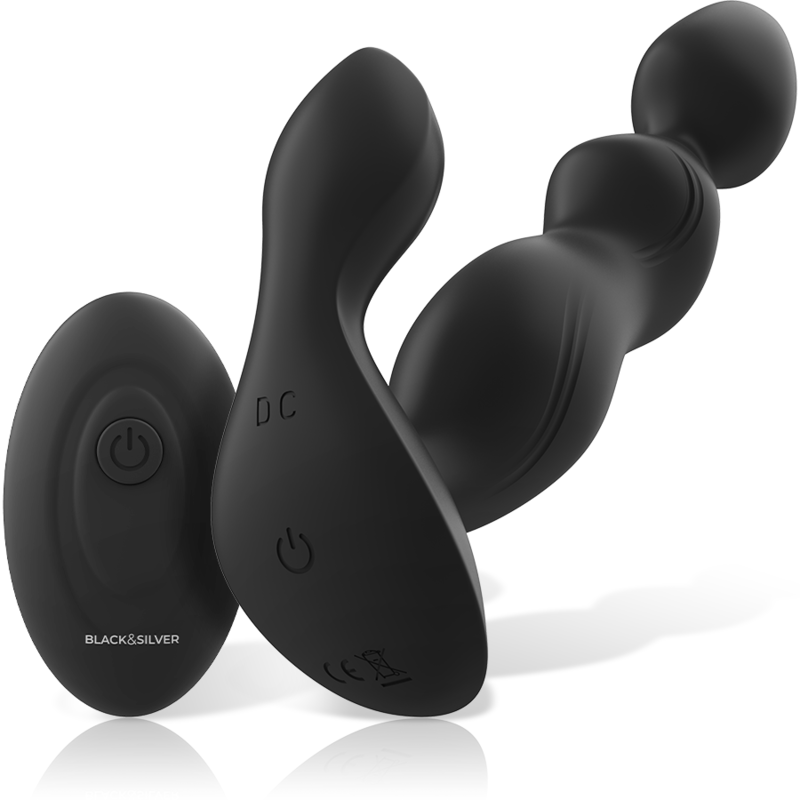 BLACKSILVER CORA PLUG PROSTATICO SILICONA CONTROL REMOTO
