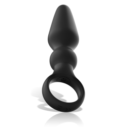 BLACKSILVER OZZY POTENTE VIBRADOR PLUG ANAL SILICONA 2