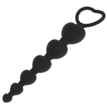 BLACKSILVER MILA CADENA ANAL DE CORAZONES 18 CM