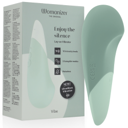 WOMANIZER VIBE VIBRADOR LAY ON SILENCIOSO VERDE CLARO
