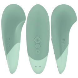 WOMANIZER VIBE VIBRADOR LAY ON SILENCIOSO VERDE CLARO 2