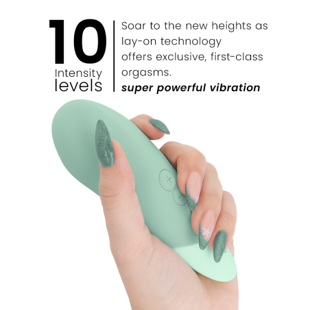 WOMANIZER VIBE VIBRADOR LAY ON SILENCIOSO VERDE CLARO