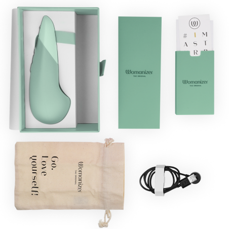 WOMANIZER VIBE VIBRADOR LAY ON SILENCIOSO VERDE CLARO