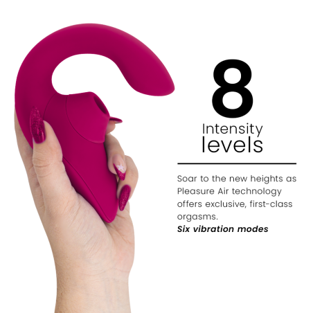 WOMANIZER BLEND ESTIMULADOR VIBRADOR RABBIT FUCSIA