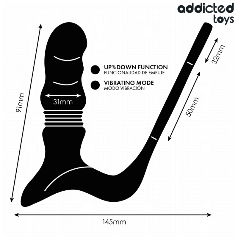 ADDICTED TOYS ANILLO PROSTATICO UPDOWN