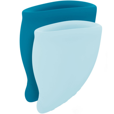 FUN FACTORY FUN COPA MENSTRUAL KIT TURQUESA