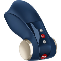FUN FACTORY COBRA LIBRE II MASTURBADOR VIBRADOR AZUL OSCURO 2
