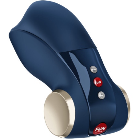 FUN FACTORY COBRA LIBRE II MASTURBADOR VIBRADOR AZUL OSCURO