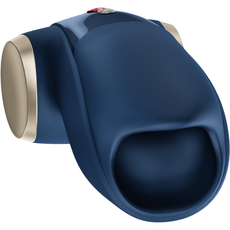 FUN FACTORY COBRA LIBRE II MASTURBADOR VIBRADOR AZUL OSCURO