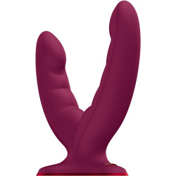 FUN FACTORY RYDE DILDO DOBLE BURDEOS 2