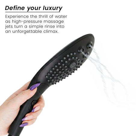 WOMANIZER WAVE CABEZAL DE DUCHA ESTIMULADOR DE CLITORIS NEGRO