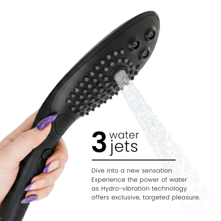 WOMANIZER WAVE CABEZAL DE DUCHA ESTIMULADOR DE CLITORIS NEGRO