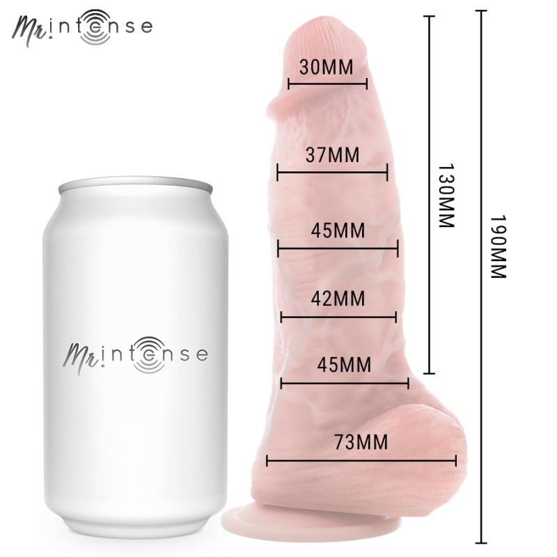 MR INTENSE SMALL SPENCER DILDO SILICONA 19 CM O 45 CM