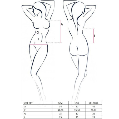 PASSION WOMAN ZOE SET TALLA L XL