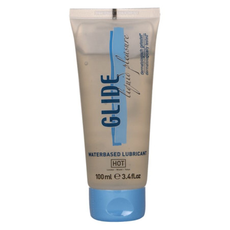 HOT GLIDE LIQUID PLEASURE LUBRICANTE BASE AGUA 100 ML
