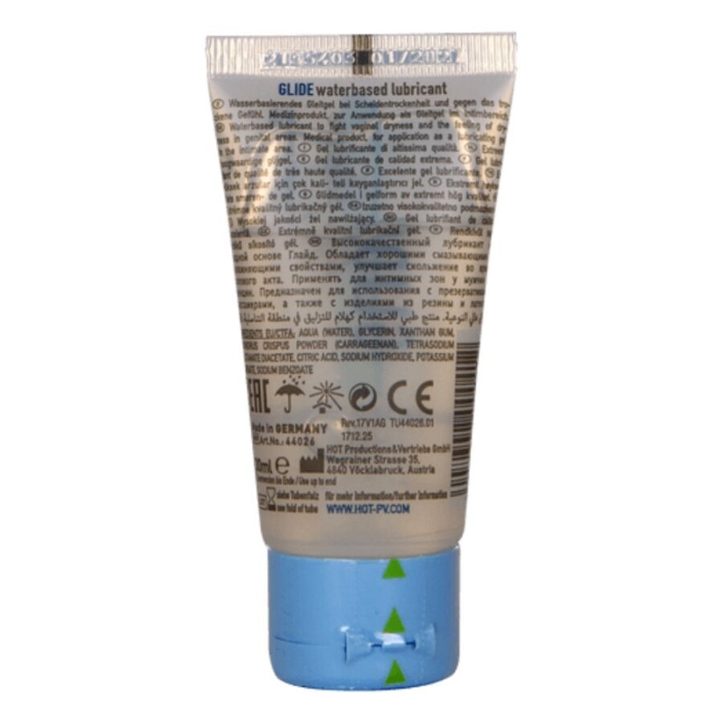 HOT GLIDE LIQUID PLEASURE LUBRICANTE BASE AGUA 30 ML