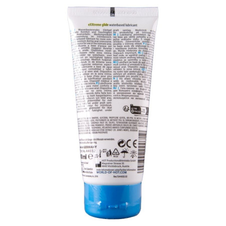 HOT EXXTREME GLIDE LUBRICANTE BASE AGUA ACEITE CONFORT A 100 ML