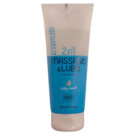 HOT MASSAGE GLIDE GEL 2 EN 1 TACTO SEDOSO 200 ML