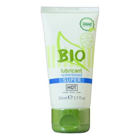 HOT BIO LUBRICANT LUBRICANTE BIO BASE AGUA SUPERGLIDE 50 ML
