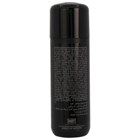 HOT PREMIUM SILICONE GLIDE LUBRICANTE BASE SILICONA 50 ML