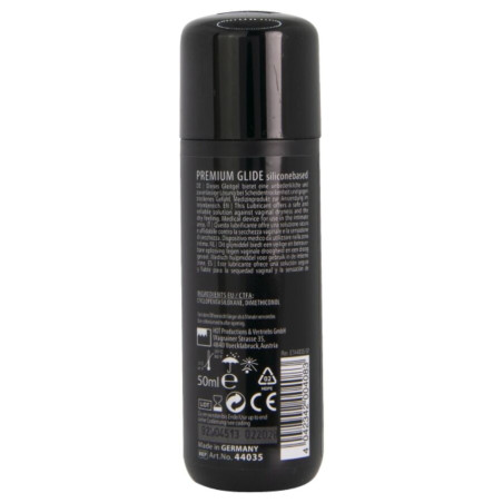 HOT PREMIUM SILICONE GLIDE LUBRICANTE BASE SILICONA 50 ML