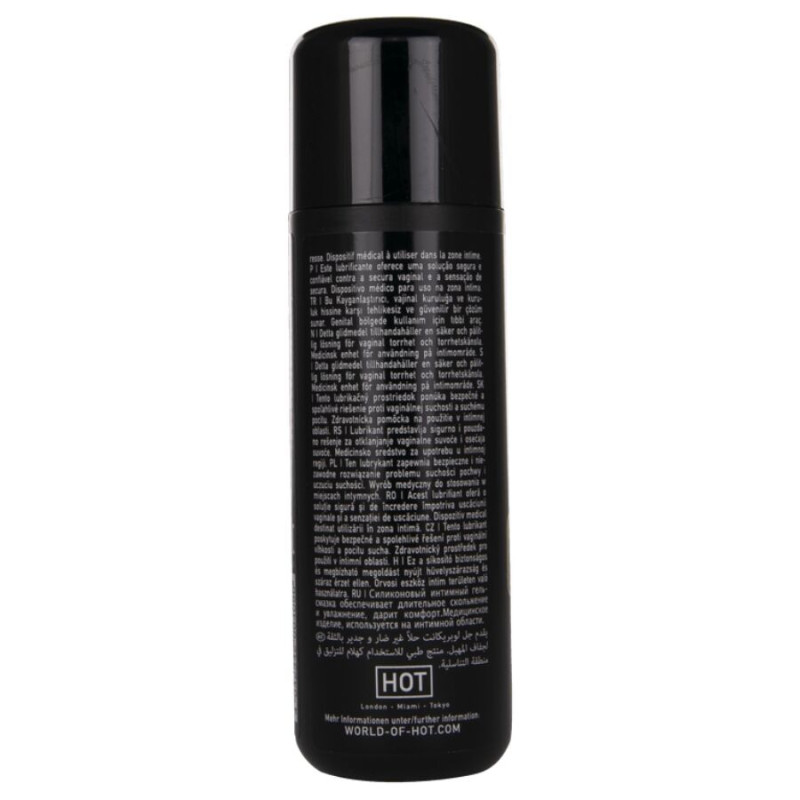 HOT PREMIUM SILICONE GLIDE LUBRICANTE BASE SILICONA 100 ML