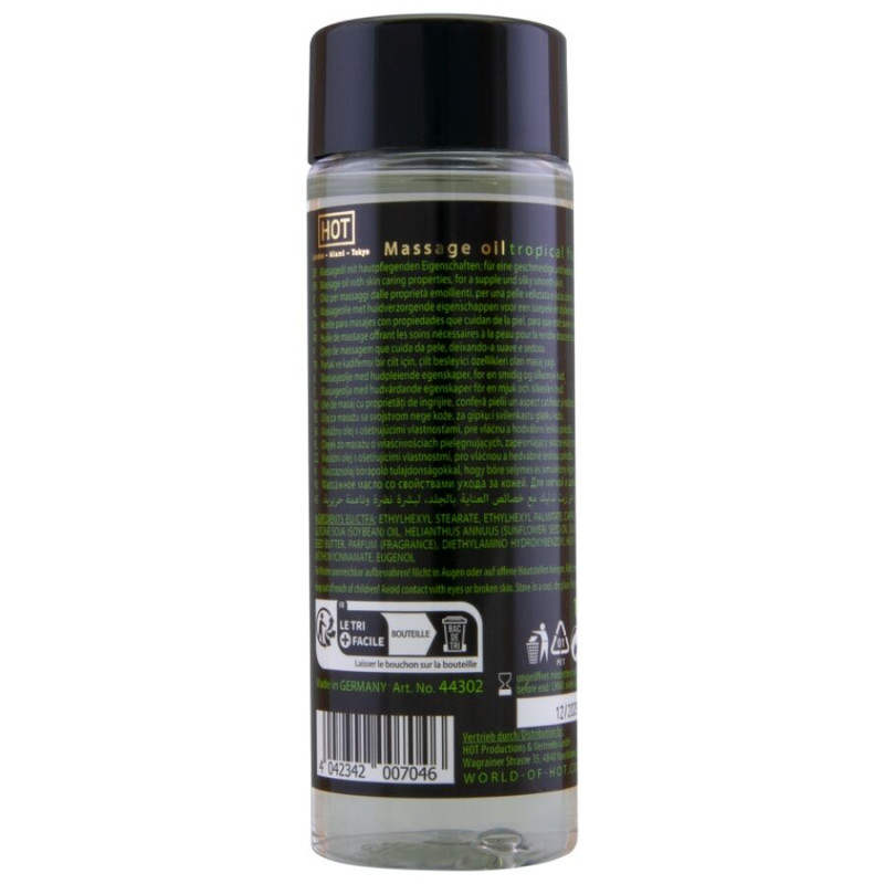 HOT ACEITE DE MASAJE FRUTA TROPICAL 100 ML
