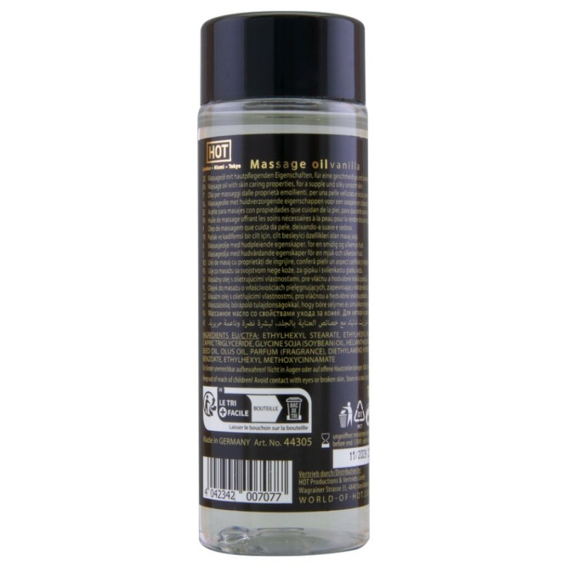 HOT ACEITE DE MASAJE VAINILLA 100 ML