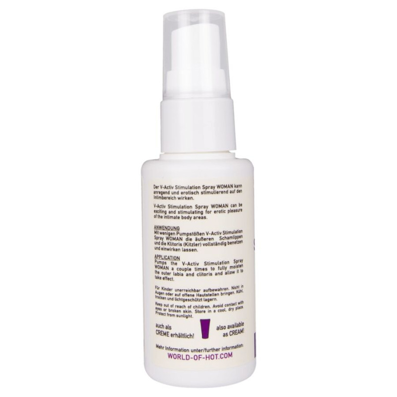 HOT V ACTIV SPRAY ESTIMULANTE PARA MUJER 50 ML