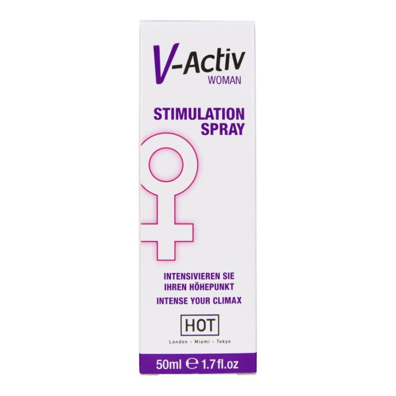 HOT V ACTIV SPRAY ESTIMULANTE PARA MUJER 50 ML