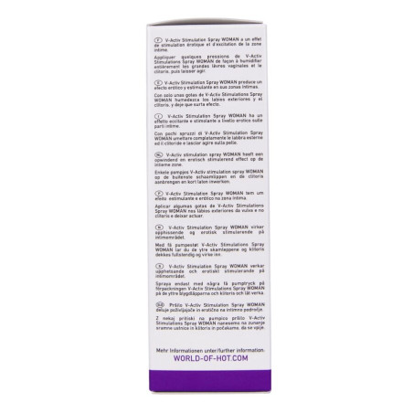 HOT V ACTIV SPRAY ESTIMULANTE PARA MUJER 50 ML
