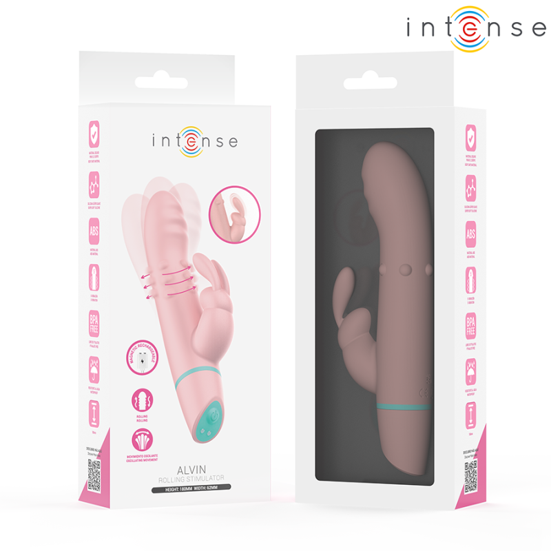 INTENSE ALVIN ESTIMULADOR RABBIT VIBRADOR ROLLING OSCILANTE