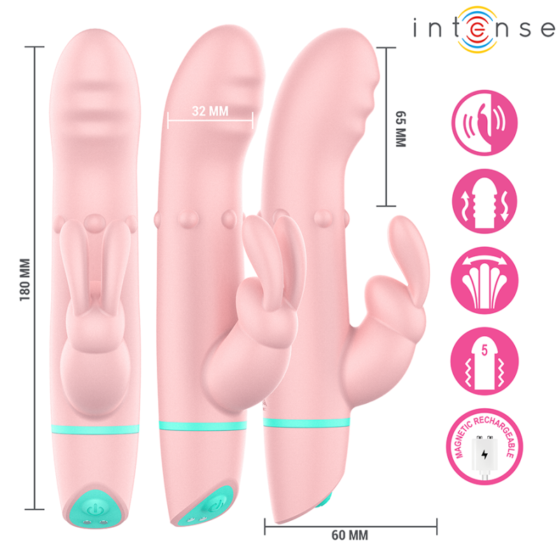 INTENSE ALVIN ESTIMULADOR RABBIT VIBRADOR ROLLING OSCILANTE