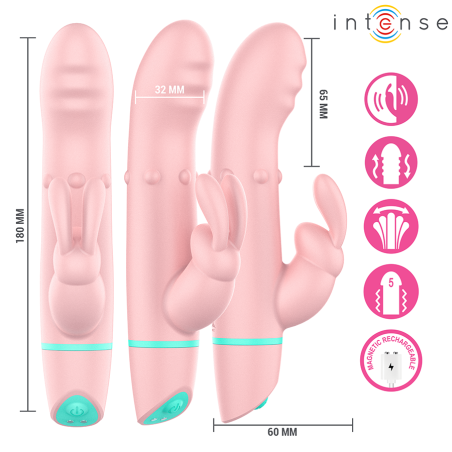 INTENSE ALVIN ESTIMULADOR RABBIT VIBRADOR ROLLING OSCILANTE