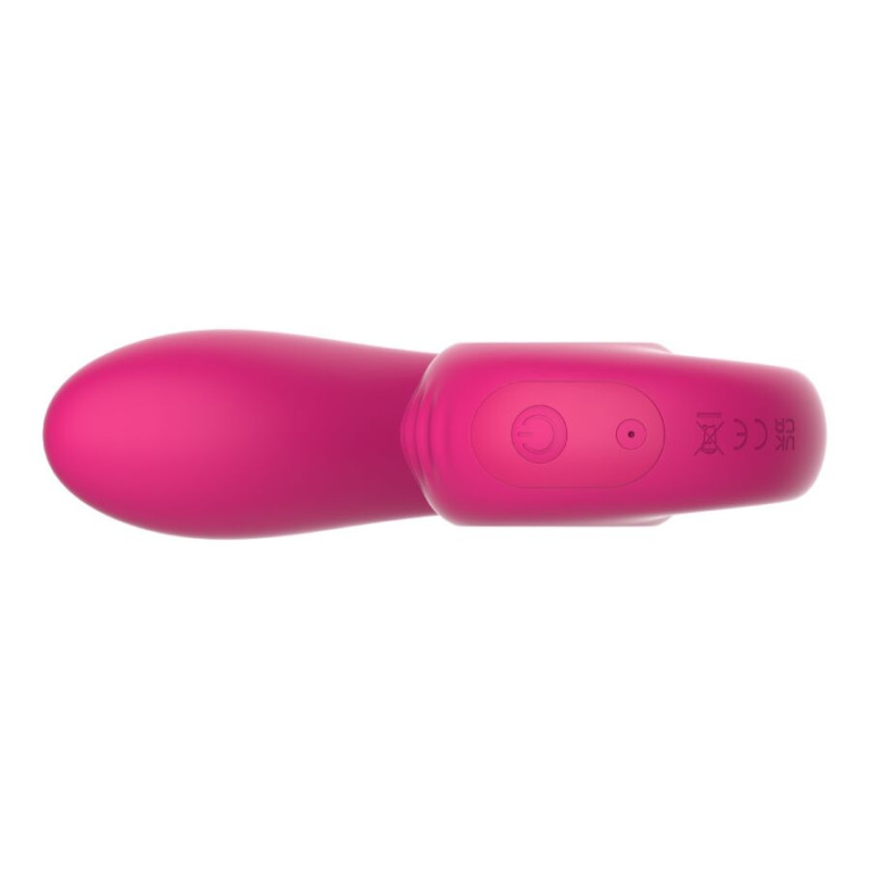SNAIL VIBE GIZI LITE VIBRADOR DUAL PUNTO G Y CLITORIS ROSA