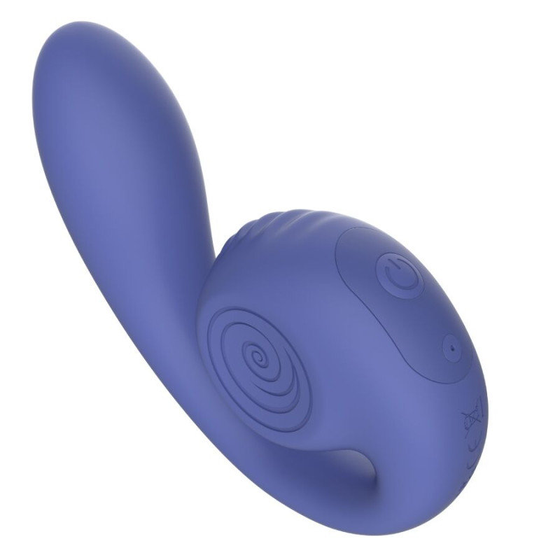 SNAIL VIBE GIZI LITE VIBRADOR DUAL PUNTO G Y CLITORIS MORADO