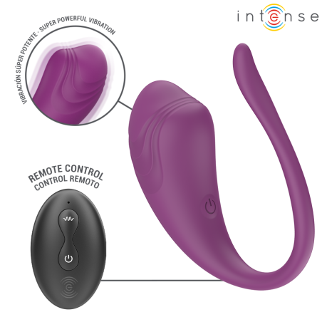 INTENSE OLIVIA HUEVO VIBRADOR MORADO CONTROL REMOTO