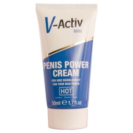 HOT V ACTIV PENIS POWER CREMA PARA HOMBRE 50 ML