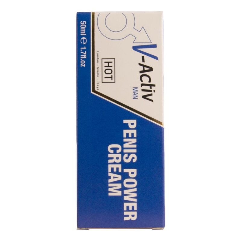 HOT V ACTIV PENIS POWER CREMA PARA HOMBRE 50 ML