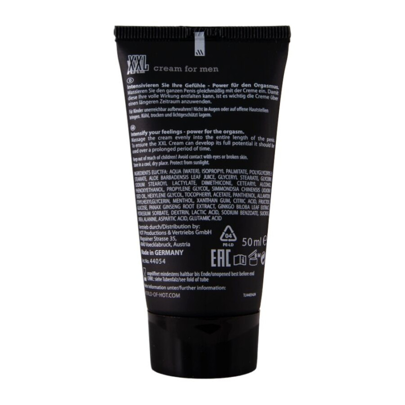 HOT CREMA XXL PARA HOMBRE 50 ML